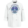 Eight Knot Button Chef Coat with Thermometer Pocket Thumbnail